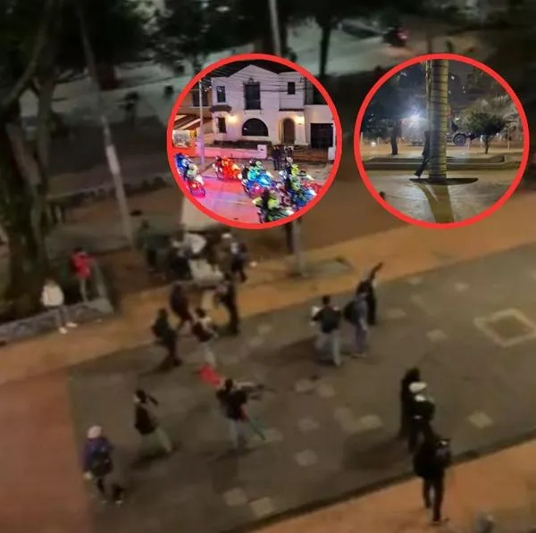 Protestas en Bogotá hoy terminan en disturbios en el centro: videos