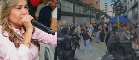 Alcaldesa de Ibagué destaca nuevas restricciones a protestas tras incidentes cerca de la Gobernación del Tolima