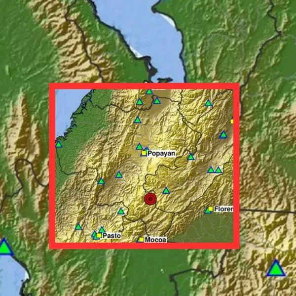 Doble temblor en Colombia Sacudió la noche de este miércoles 14 de octubre