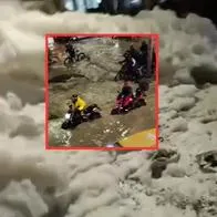 Fuertes lluvias en Soacha terminaron en tragedia por muerto, heridos y espuma