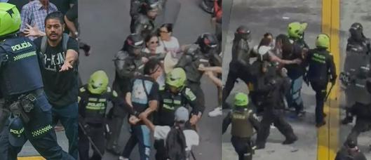 Autoridades investigan a cuatro personas por disturbios y daños durante jornada de protestas en parque de Ibagué
