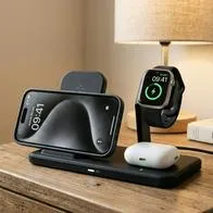 Estaciones de carga 3 en 1 para iPhone, Apple Watch y AirPods: comprar en Amazon