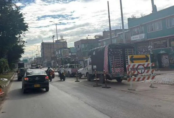 Alcalde de Soacha arremete contra obras en la Autopista Sur: pide no hacerlas en horas pico