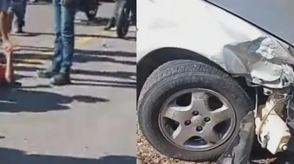 Choque entre carro y moto en la vía Valledupar-San Juan dejó dos heridos: uno está grave