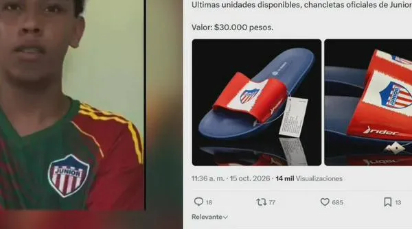 “Ahorré de mi merienda para ir al estadio”: Germán denunció menosprecio por llevar chancletas al partido del Junior