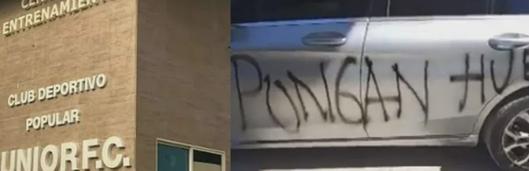 Junior de Barranquilla rechaza actos de vandalismo en su sede tras protesta de hinchas por resultados en Liga II