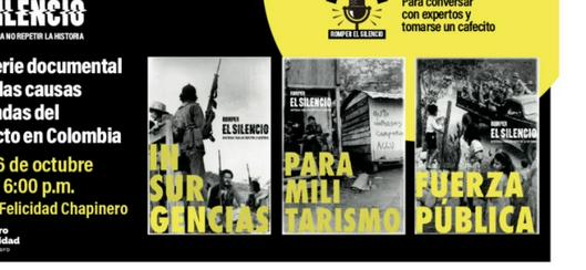 Idartes presenta en Bogotá la serie documental "Romper el Silencio" sobre el conflicto armado colombiano
