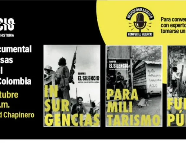 Asiste a la proyección del documental 'Romper el Silencio' en el CEFE Chapinero de Bogotá: 16 de octubre 