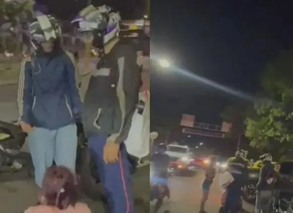 Accidente en reconocido sector de Ibagué genera trancón