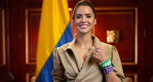 Se viene lío para 'Mafe' Carrascal; la señalan de instrumentalizar a niña en protestas