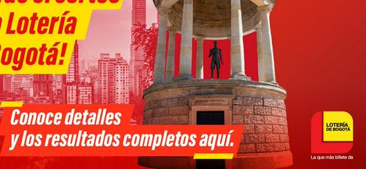 Resultados del sorteo 2868 de la Lotería de Bogotá: números ganadores y premios del 15 de octubre de 2026
