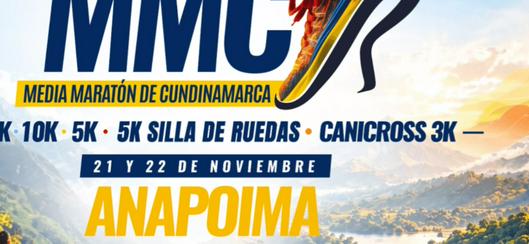 Media Maratón de Cundinamarca 2026 en Anapoima: fechas, distancias y proceso de inscripción virtual