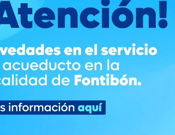 Por trabajos preventivos en una red de acueducto se suspende servicio de agua en Fontibón 