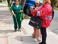 Día del Bastón blanco: Bogotá promueve entornos más seguros para las personas con discapacidad visual 