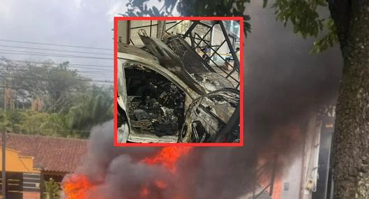 Pánico en caravana fúnebre por ataque a tiros que terminó en grave accidente e incendio
