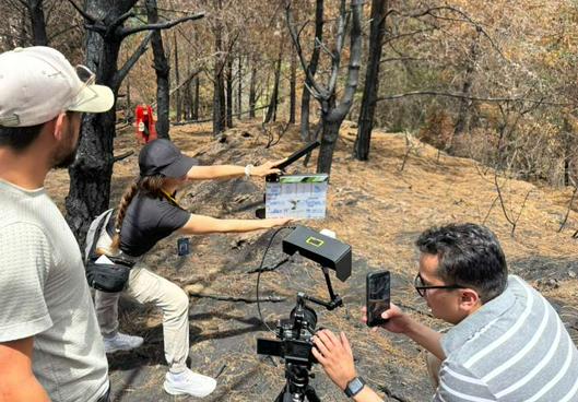 Cineastas retratan los efectos de los incendios en Villa de Leyva con el corto “La jaula del tiempo” durante el Festival Villa del Cine