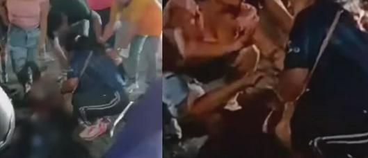 Hombre herido tras ser atropellado por una motocicleta en cruce del barrio Miramar en Ibagué