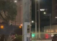 ¡Todo quedó en video! Así se desató el caos frente al Museo Nacional