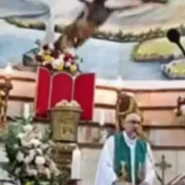 El sacerdote Patricio Alfredo Sánchez Molinari falleció en Guayaquil tras caerle una enorme cruz de madera durante una misa transmitida en vivo.   