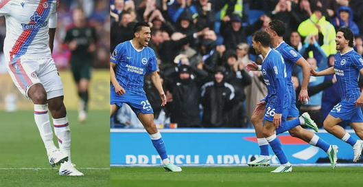Brighton vence 5-0 al Crystal Palace y refuerza su posición en la tabla; Jefferson Lerma jugó en el segundo tiempo
