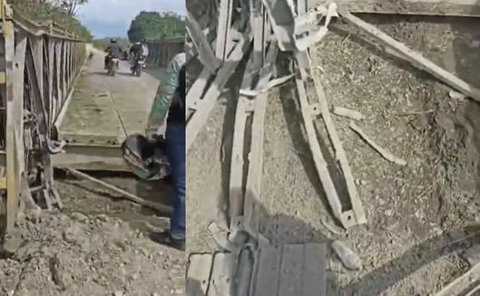 Ataque con explosivos al puente La Teta en Cauca restringe movilidad y afecta a comunidades en Santander de Quilichao