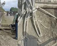 Ataque con explosivos contra puente restringe la movilidad de más de 200 familias en Cauca