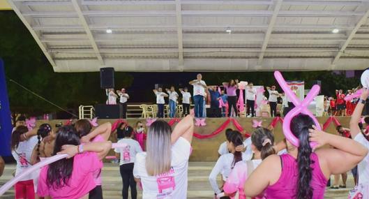 Jornada Ritmo Rosa en Valledupar resalta importancia de la detección temprana de cáncer de mama en el Caribe colombiano