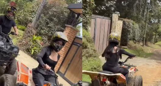 Hermana de Yeferson Cossio, sufrió fuerte accidente en cuatrimoto: publicó video de la caída