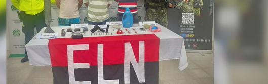 Capturan a alias ‘Compita’ y otros dos presuntos miembros del ELN señalados por ataques con drones en el sur del Cesar