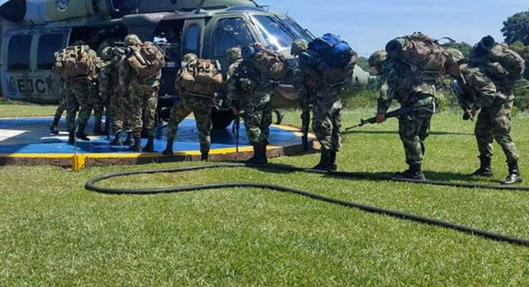 Accidente de helicóptero Black Hawk del Ejército Nacional en Inzá, Cauca: varios soldados lesionados y sin víctimas fatales