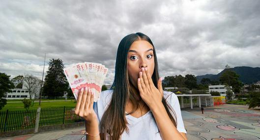 Sonríen estudiantes de Bogotá por pago de hasta un salario mínimo que podrían recibir