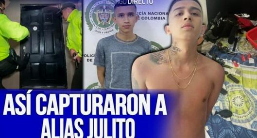 Cayó alias 'Julito', uno de los sicarios más buscados: lo vinculan con más de 30 homicidios y una masacre