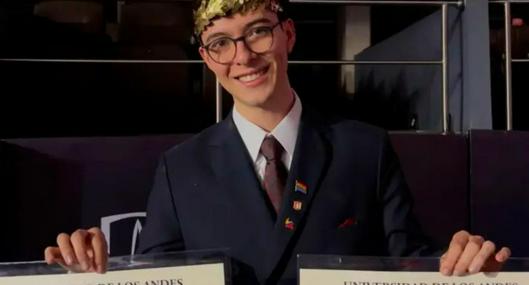 ¿Quién es el estudiante de Los Andes que sorprendió con discurso de éxito y plata para profesionales?