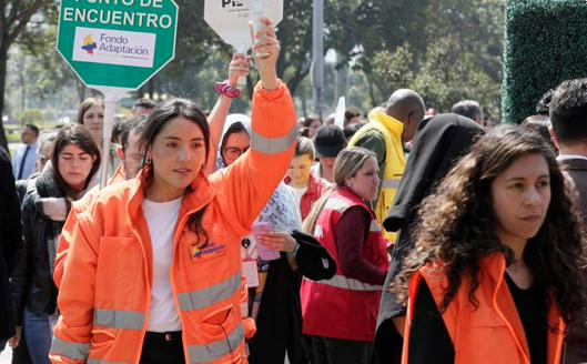 Bogotá realiza simulacro distrital para emergencias con sismo, calor extremo y calidad del aire este 21 de octubre