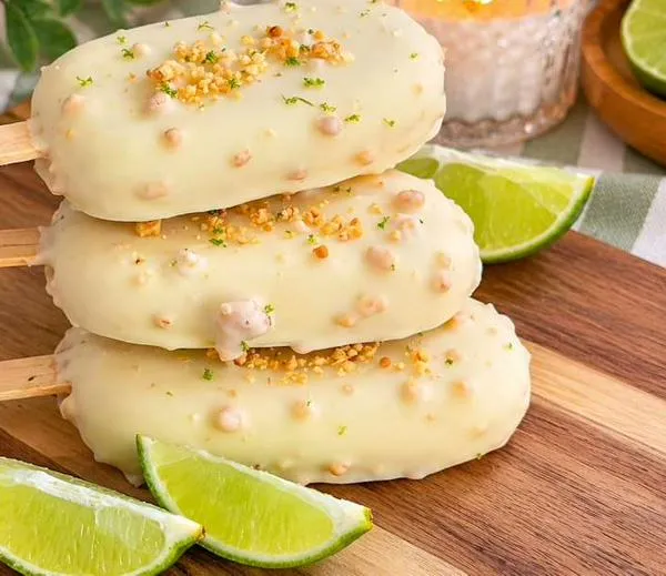 Paletas de pie de limón sin horno, receta fácil para hacerlas tipo Magnum en tu casa
