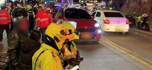 Autoridades recuperan espacio público y refuerzan controles en la vía La Calera entre Chapinero y Usaquén
