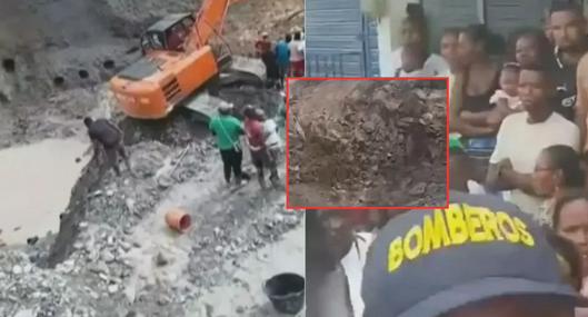 [Video] Impactantes imágenes del derrumbe en mina de Nariño que dejó 14 muertos