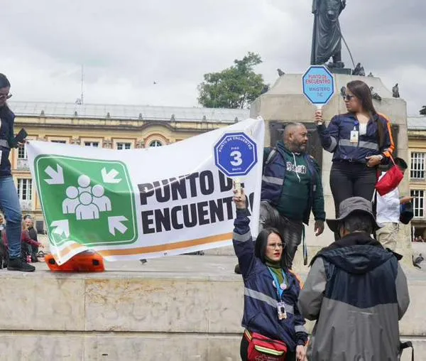 Más de 1,56 millones participaron en el Simulacro de evacuación en Bogotá
