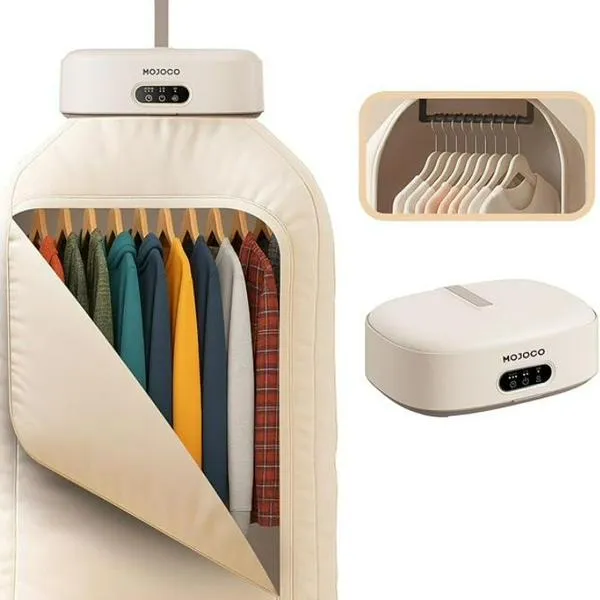 MOJOCO Secadora de ropa portátil - Secadora compacta de 600 W para apartamento, viajes / Amazon 