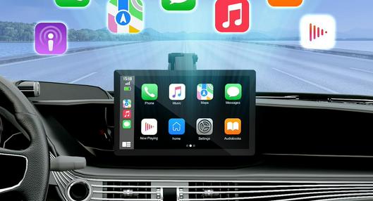 Mi carro no tenía CarPlay y encontré una pantalla tecnológica que se instala sin cambiar el radio