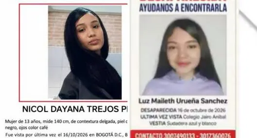 No fue solo Luz Maileth: a Nicol también la sacaron sin autorización de colegio y está desaparecida