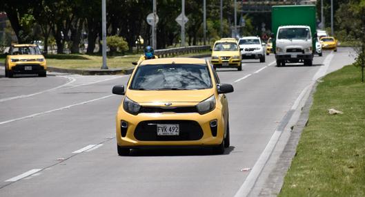 Hay nueva función para los taxis en Bogotá que ayudarán a la seguridad de los pasajeros