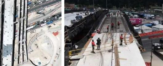 Avanza la construcción del puente de la avenida Bosa con autopista Sur en Bogotá con nuevo hito en obra vial