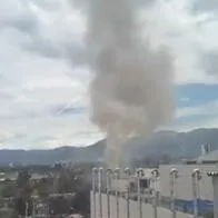 Imágenes del incendio en el centro comercial Gran Estación de Bogotá