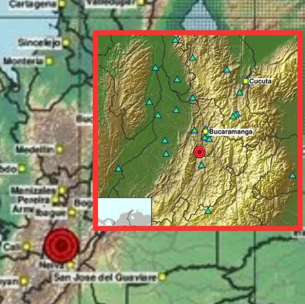 Temblor de magnitud 3.5 en Los Santos (Santander) en la noche de este 2210 26