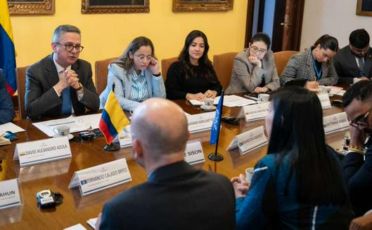 Viceministro Roa dialoga con delegación bipartidista de EE.UU. sobre migración y cooperación tras apoyo por terremoto en Colombia