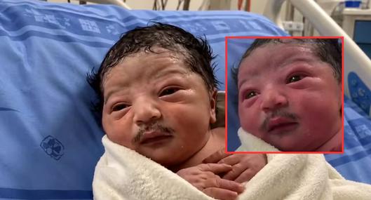 ¿Puede un bebé nacer con bigote? Destapan verdad sobre video viral y aclaran duda de internautas