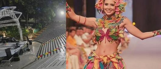 Desfile artesanal del Concurso Nacional de Belleza llega a la concha acústica Garzón y Collazos de Ibagué