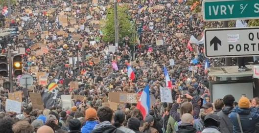 Protestas masivas en Francia: ciudadanos marchan en varias ciudades ante alza del costo de vida y tensiones sociales