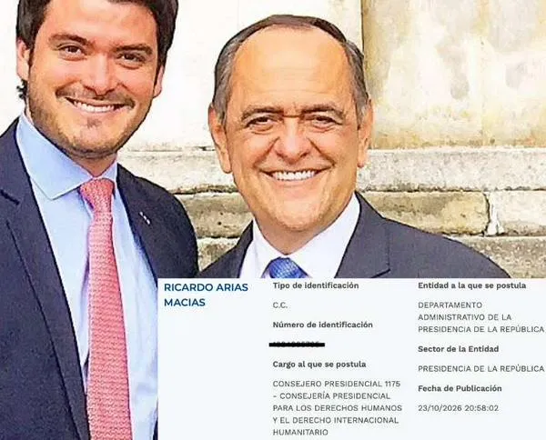 De la Espriella designó a Ricardo Arias Macías en consejería de Derechos Humanos: ¿quién es?